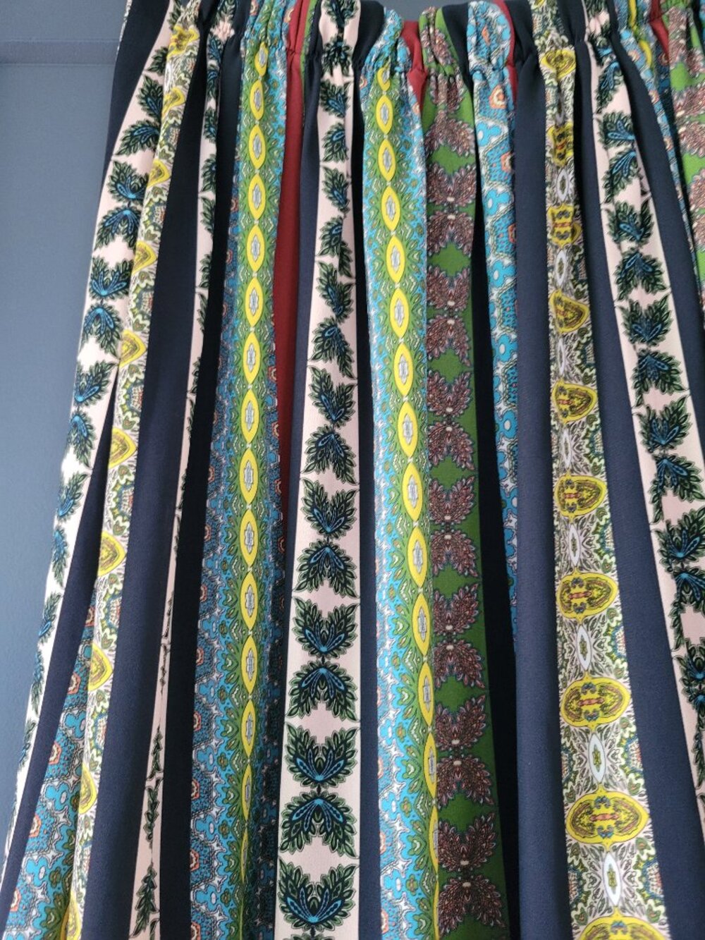Anthropologie Eri - Ali Scarf Print Pleated Crepe Midi Skirt Size S NWT! - Picture 10 of 12
